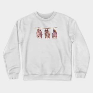 Let's Hang Out Tiny Bats Crewneck Sweatshirt